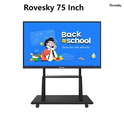 Rovesky 75- 인치 4K 터치 스크린 스마트 화이트 보드